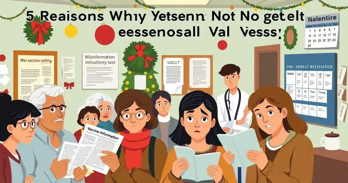 5 Razões Pelas Quais Americanos Não Estão Tomando Vacinas Sazonais