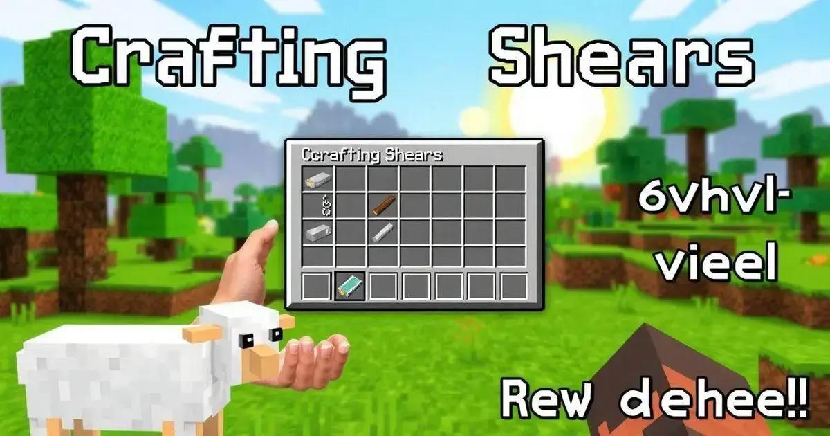 Aprenda a Fazer Tesoura no Minecraft em 5 Passos Simples