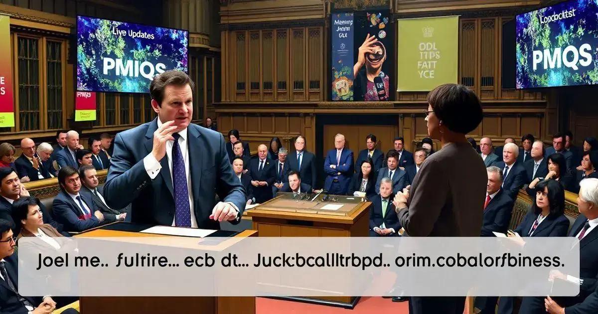 Atualizações ao Vivo do PMQs: Starmer Enfrenta Badenoch