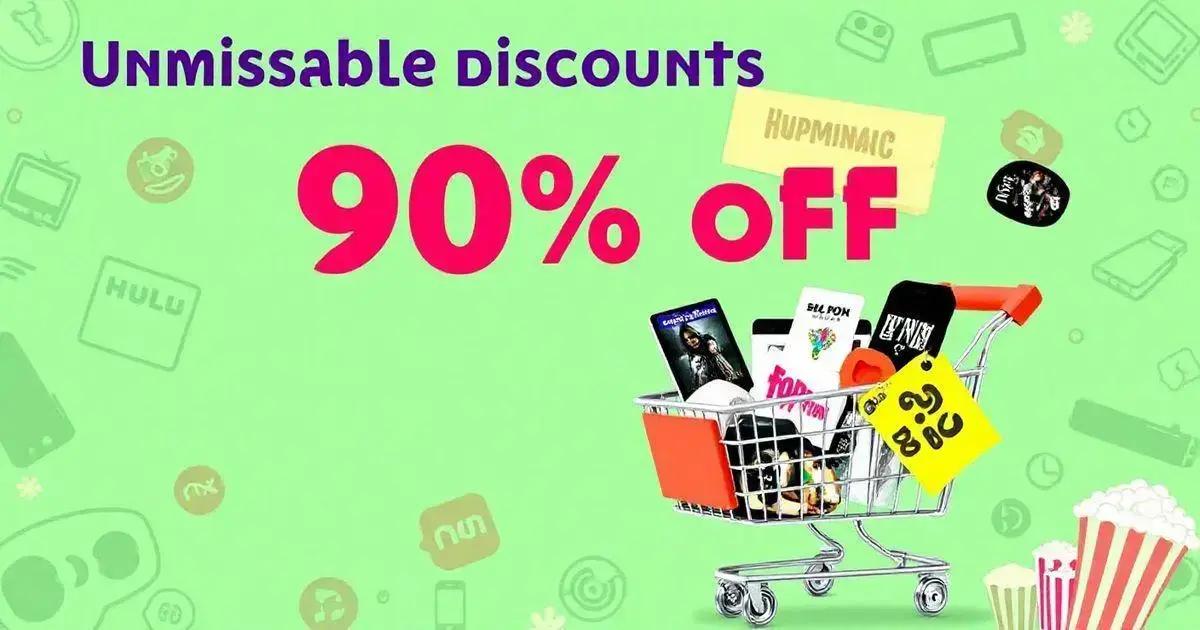 Descontos Imperdíveis: 90% Off em Códigos Promocionais Hulu