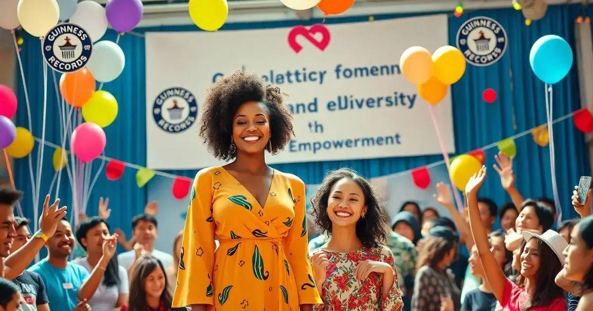 Encontro Incrível: Mulheres Mais Baixas e Altas do Mundo no Guinness
