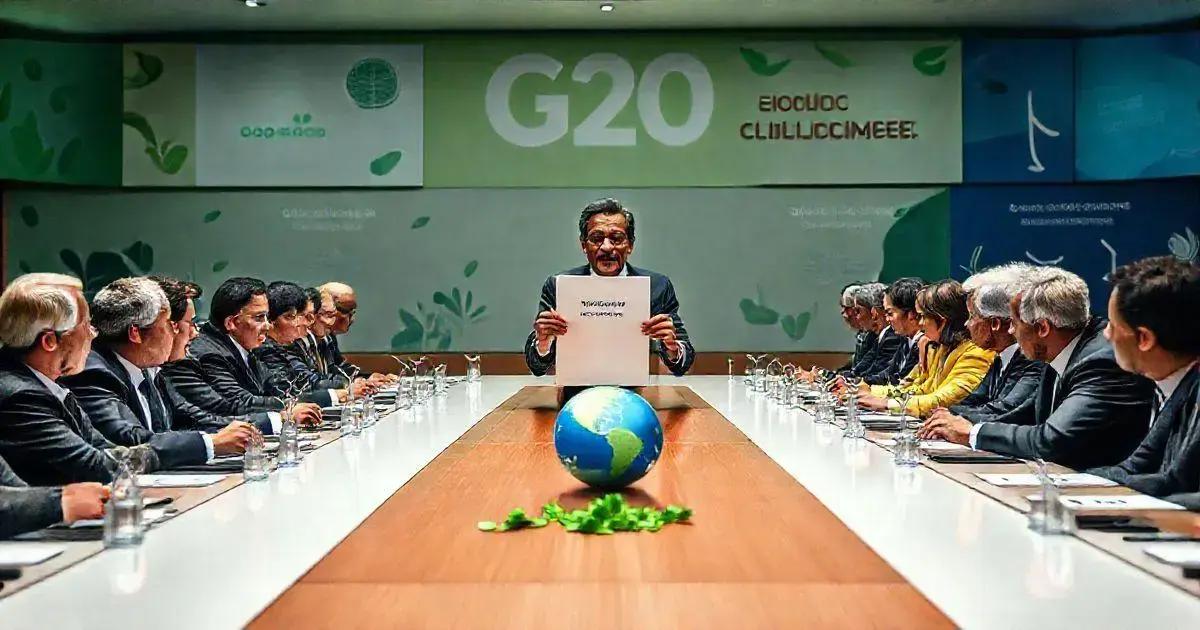 Lula Propõe Antecipação de Metas Climáticas na Cúpula do G20