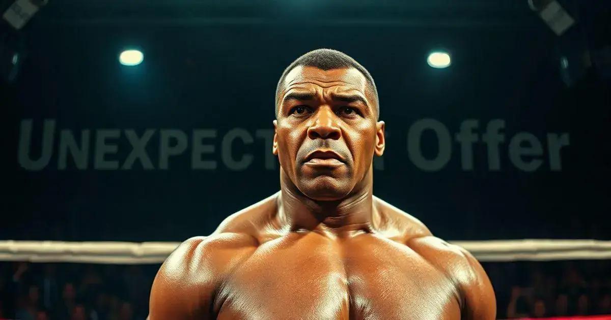 Mike Tyson: Oferta Surpreendente Após Derrota em Luta