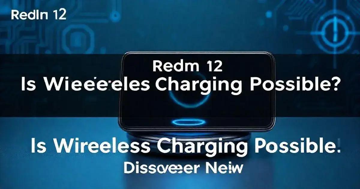Redmi 12: Carregamento por Indução é Possível? Descubra Agora!