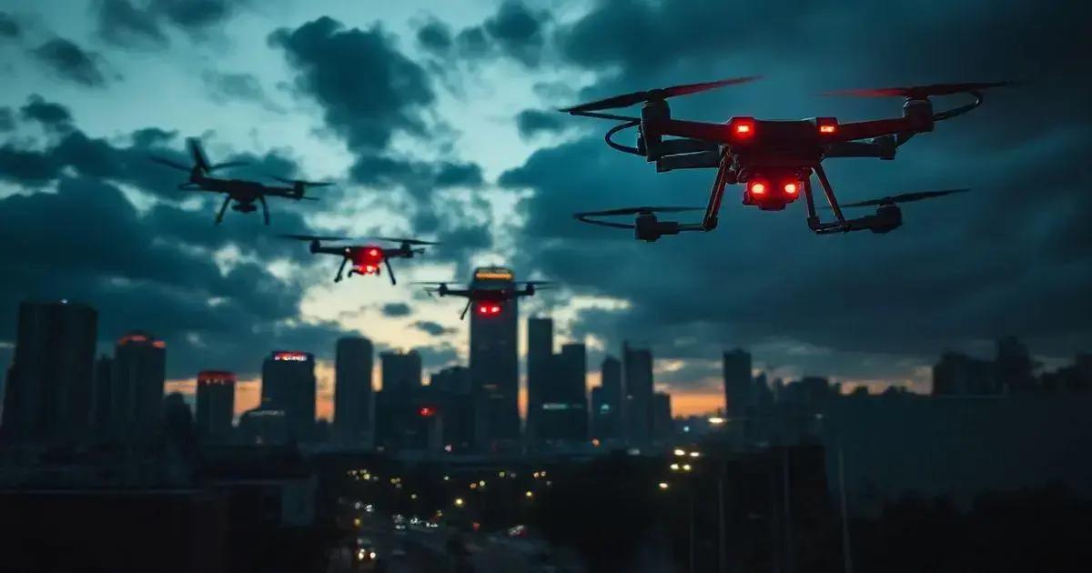 5 Alertas de Intel sobre Drones Hostis nas Cidades dos EUA