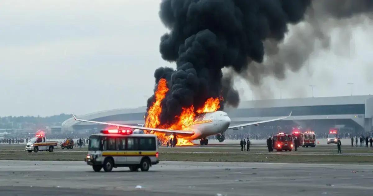Avião Pega Fogo em Aeroporto da Coreia do Sul: O Que Aconteceu?