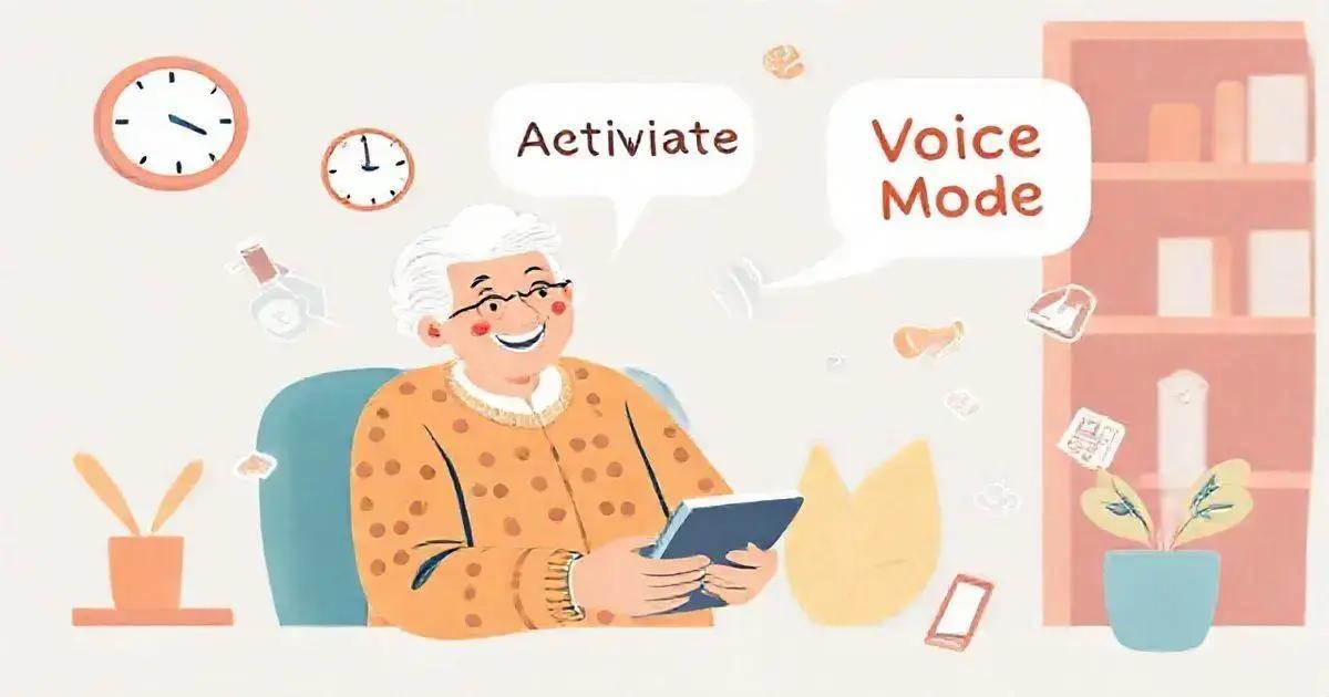 Como ativar o Modo de Voz? Como ativar o Modo de Voz?