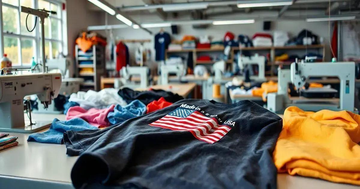 Como uma Camiseta de $12,98 é Feita nos EUA com Lucro