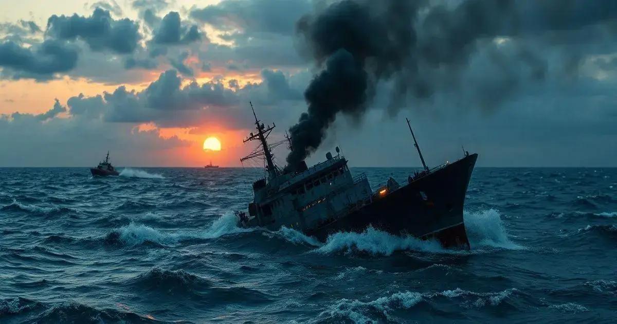 Navio Russo Naufraga no Mediterrâneo: Marinheiros Desaparecem