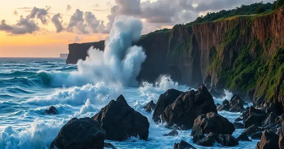 Ondas Gigantes Atingem a Costa Oeste da América do Sul