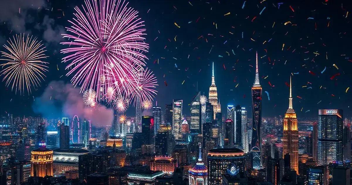 5 Momentos Incríveis da Chegada de 2025 pelo Mundo