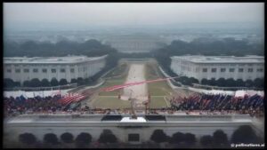 Discurso inaudível de Trump na inauguração do heliponto da Casa Branca