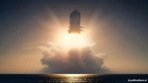 Starship faz primeiro voo orbital e lança 26 satélites Starlink