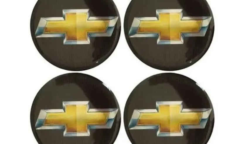 Jogo de Emblemas Adesivos Resinados para Rodas Calotas 45mm – RESINASHOP